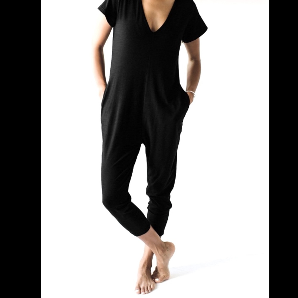 Smash & Tess Romper in Black Size Medium